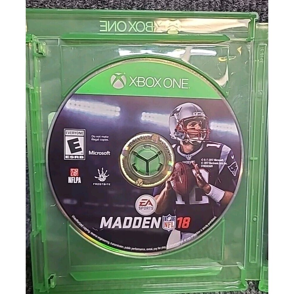 Xbox One Madden NFL 18 GOAT Edition (Microsoft 2017) No Manual Tested Works